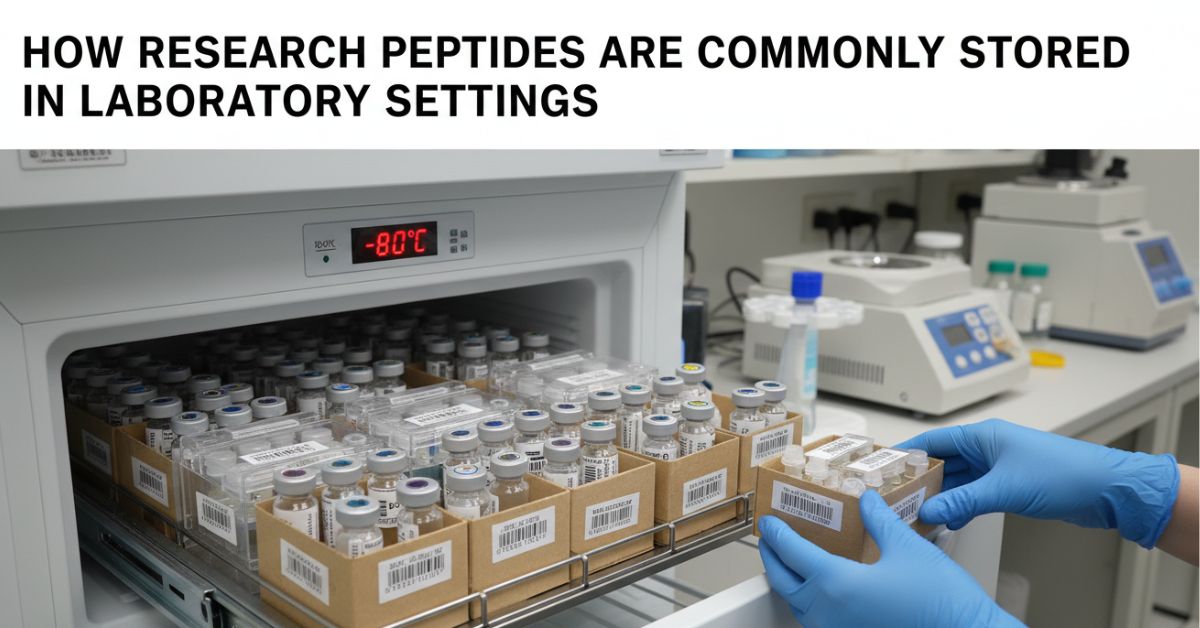 Research Peptides Are Commonly Stored in Laboratory Settings