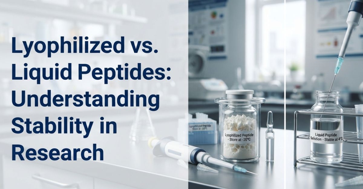 Lyophilized vs. Liquid Peptides