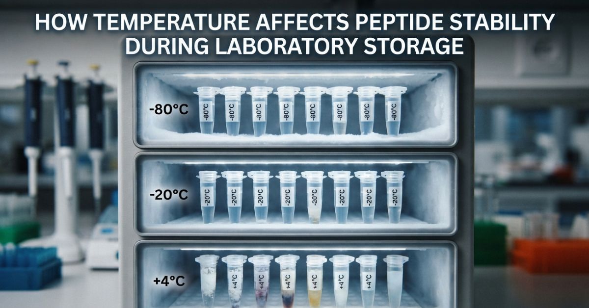 Temperature Affects Peptide Stability During Laboratory Storage
